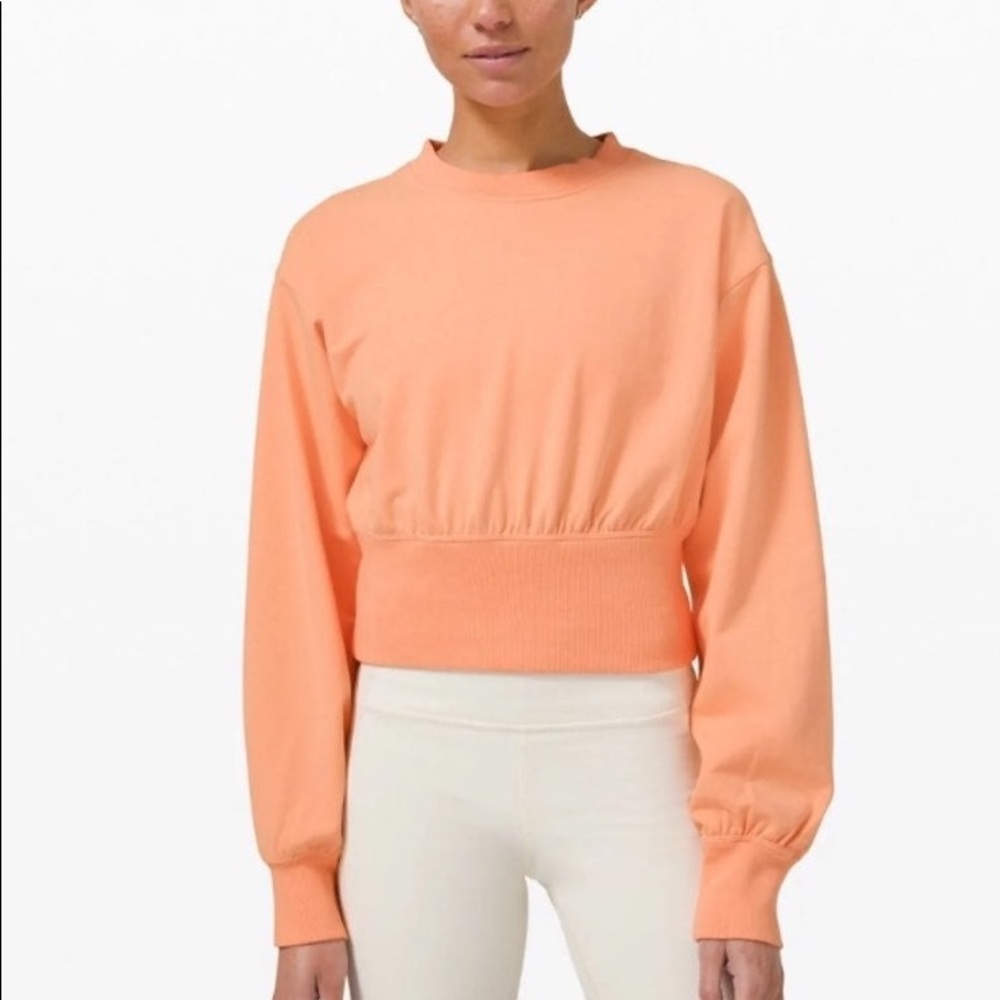 Lululemon ribbed contoured-waist crew